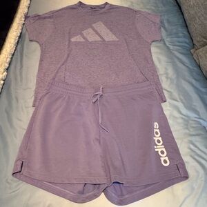 Adidas Lavender Sportswear Set